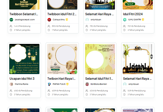 Twibbon Hari Raya Idul Fitri untuk Sahabat Genmu.id