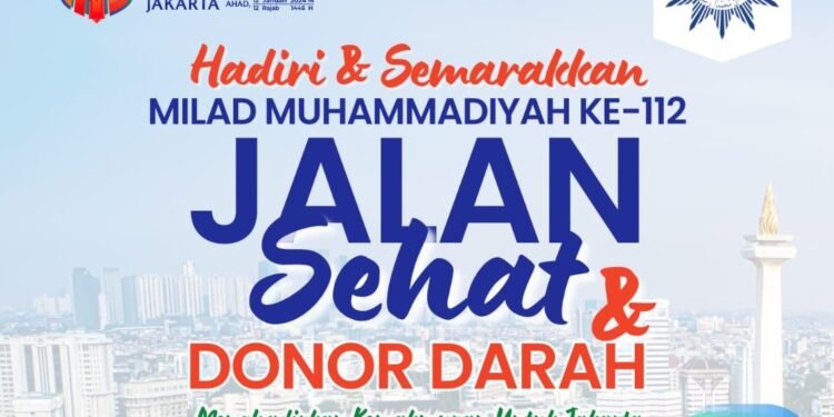 Ketua PWM DKI Jakarta: Jalan Sehat Milad Ke-112 Syiar dengan Kegembiraan